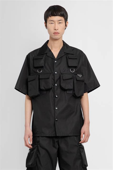 prada overshirt mens|Prada luxury shirts.